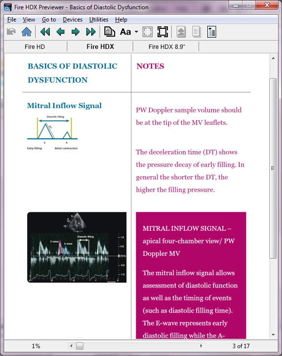 Handcoded Table with box styling for kindle