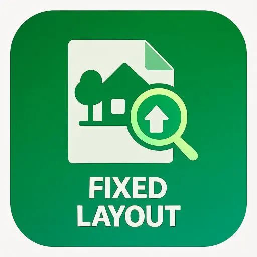 Fixed layout ePub