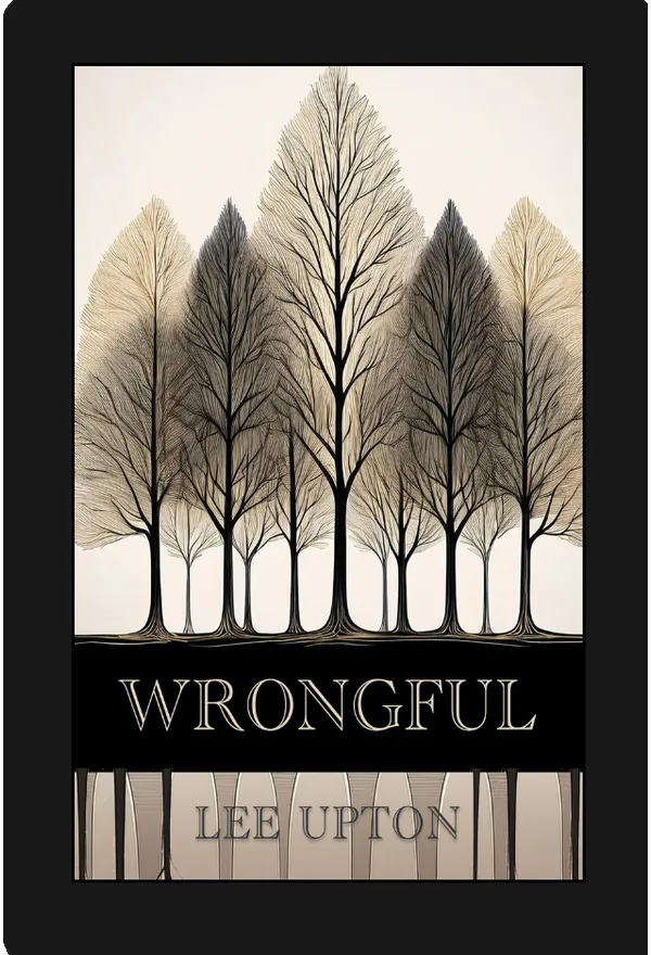 Wrongful by Lee Upton — professional Kindle conversion shown on an e-reader